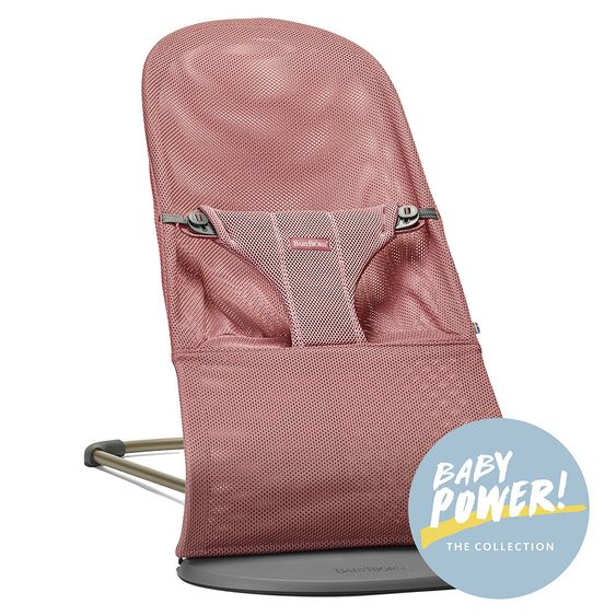 BabyBjörn Babywippe Bliss Mesh Baby Power - Vintagerosa