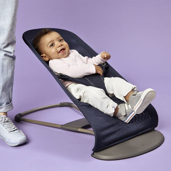 BabyBjörn Babywippe Bliss Mesh Be You - Marineblau