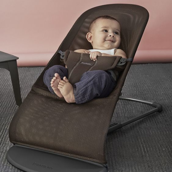 BabyBjörn Babywippe Bliss Mesh - Schokoladenbraun