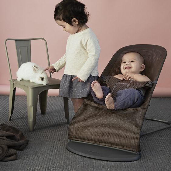 BabyBjörn Babywippe Bliss Mesh - Schokoladenbraun