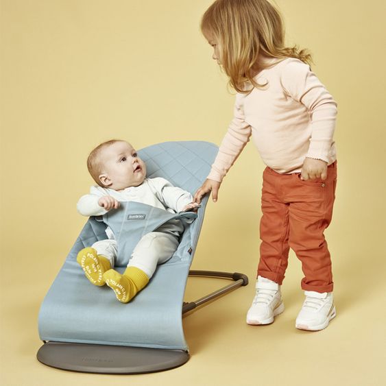 BabyBjörn Babywippe Bliss Soft Cotton Be You - Vintage Türkis