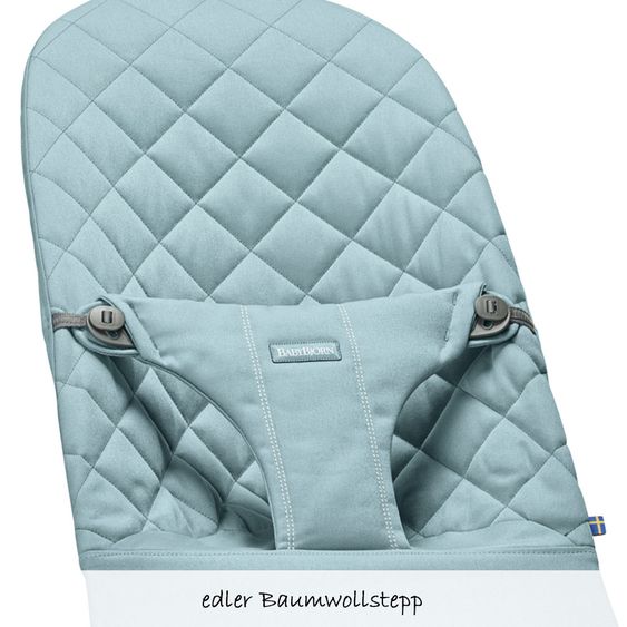 BabyBjörn Babywippe Bliss Soft Cotton Be You - Vintage Türkis