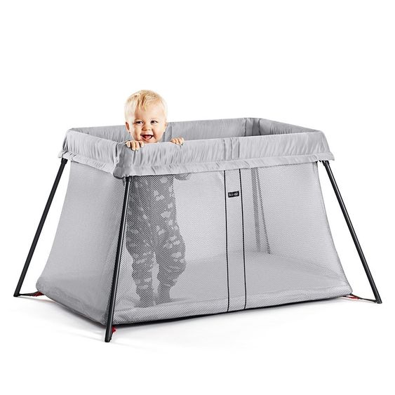 BabyBjörn Reisebett Light - Silber