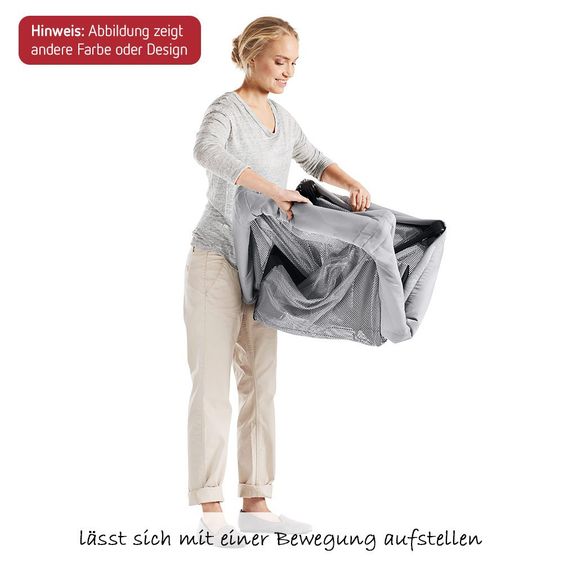 BabyBjörn Set Reisebett Light + Spannbetttuch - Schwarz