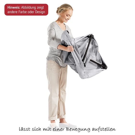 BabyBjörn Set Reisebett Light + Spannbetttuch - Schwarz