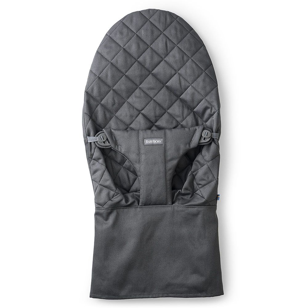 BabyBjörn Sitzbezug Bliss Cotton - Anthrazit