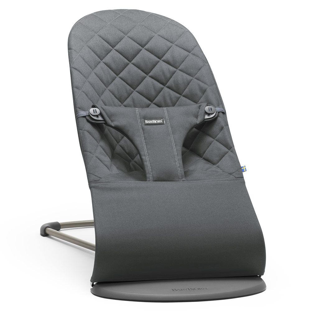 BabyBjörn Sitzbezug Bliss Cotton - Anthrazit