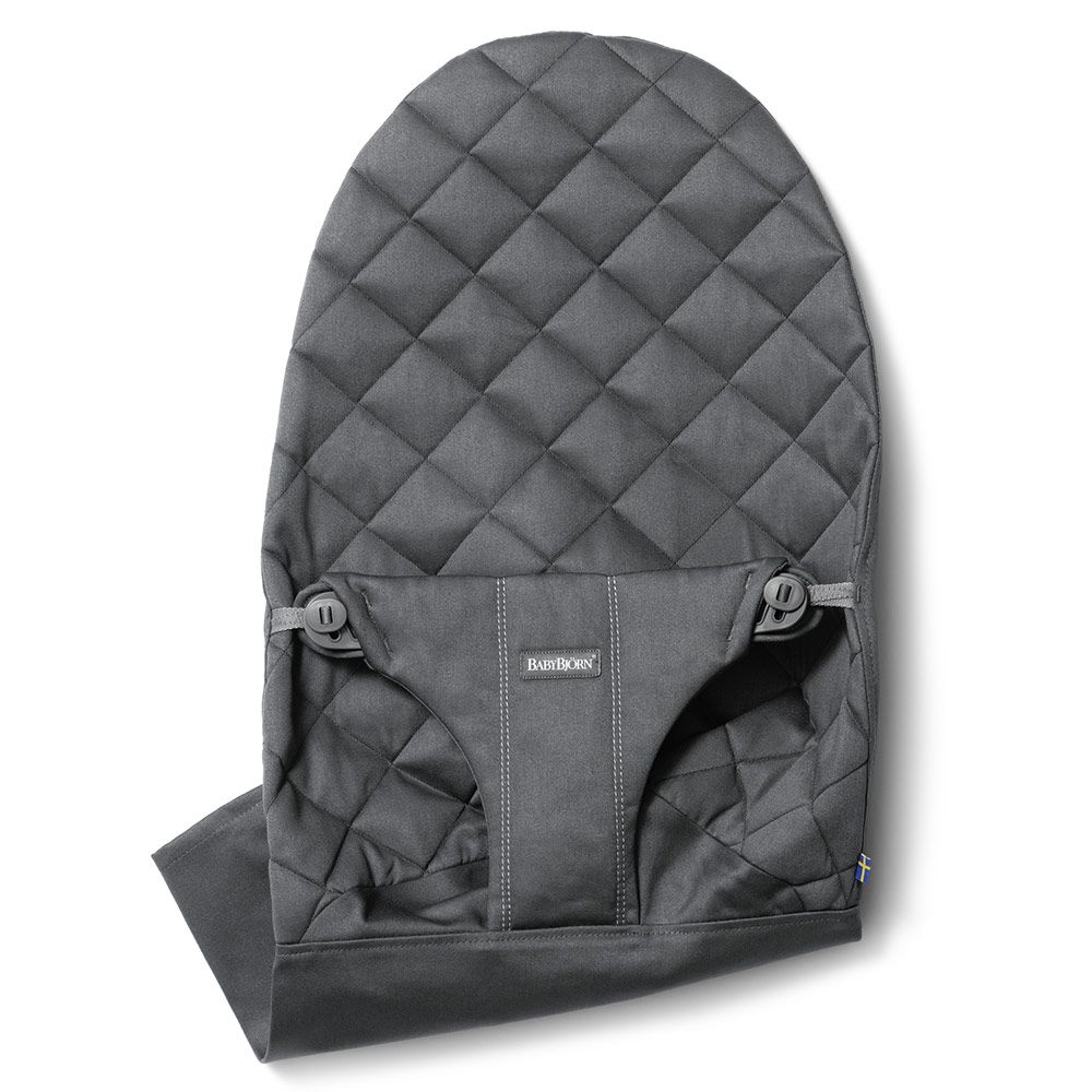 BabyBjörn Sitzbezug Bliss Cotton - Anthrazit