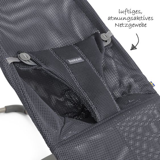 BabyBjörn Sitzbezug Bliss Mesh - Anthrazit