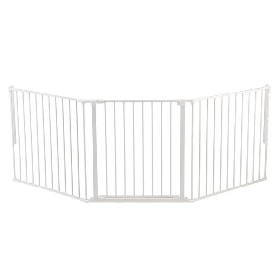 BabyDan Flexibles Schutzgitter Flex L 90 - 225 cm - Weiß