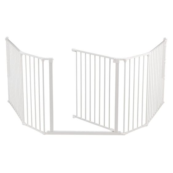 BabyDan Flexibles Schutzgitter Flex L 90 - 225 cm - Weiß