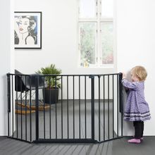 Cancelletto di sicurezza flessibile Flex M 90 - 146 cm - Nero