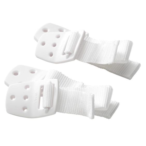 BabyDan Furniture tilt protection 2er Pack - White