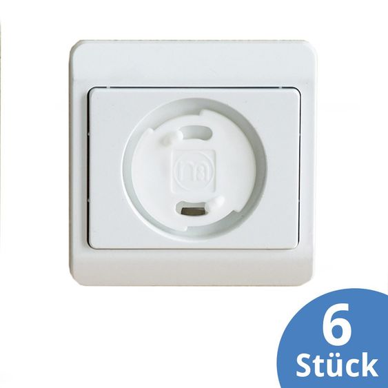 BabyDan Steckdosenschutz EU - 6er Pack