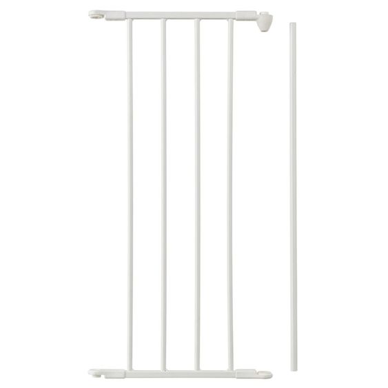 BabyDan Verlängerung für Schutzgitter für Flex M / L / XL 33 cm - Weiß