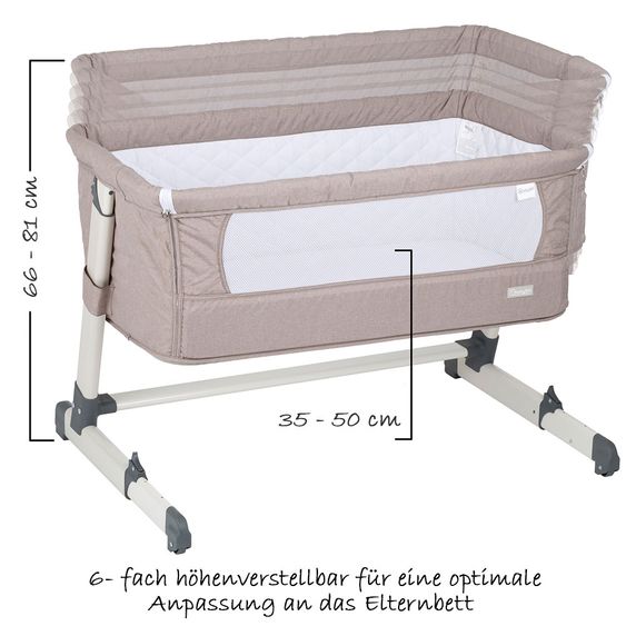 Babygo Beistellbett Together - Beige