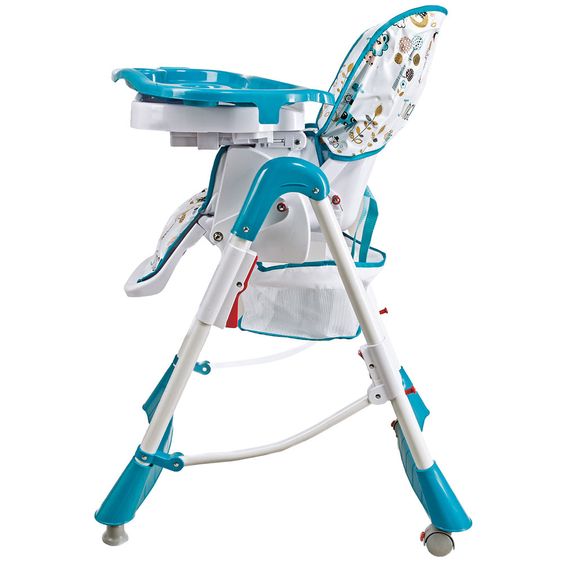 Babygo Hochstuhl Tower Jungle - Turquoise