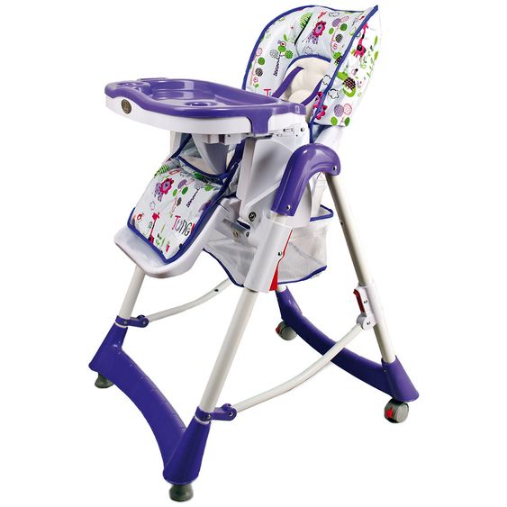Babygo Hochstuhl Tower Jungle - Violet