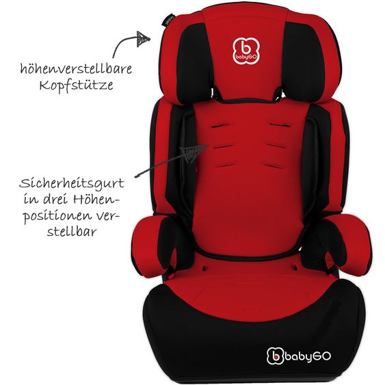 Babygo Kindersitz Motion - Rot