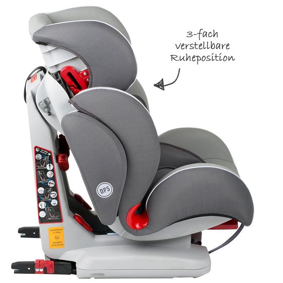 Babygo Kindersitz Sira-Isofix - Anthrazit