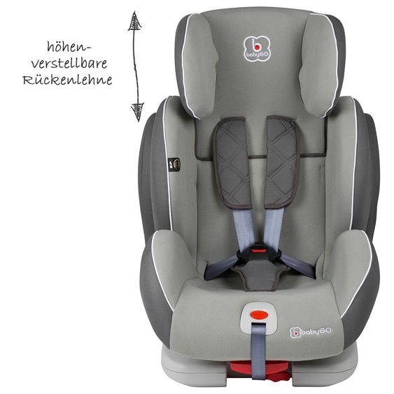 Babygo Kindersitz Sira-Isofix - Anthrazit