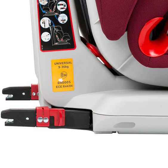 Babygo Kindersitz Sira-Isofix - Bordeaux