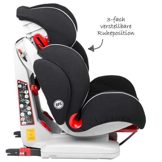 Babygo Kindersitz Sira-Isofix - Schwarz