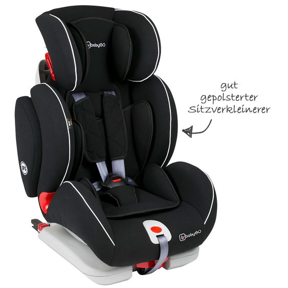 Babygo Kindersitz Sira-Isofix - Schwarz