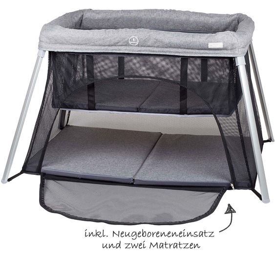 Babygo Reisebett Dreams II - Grau