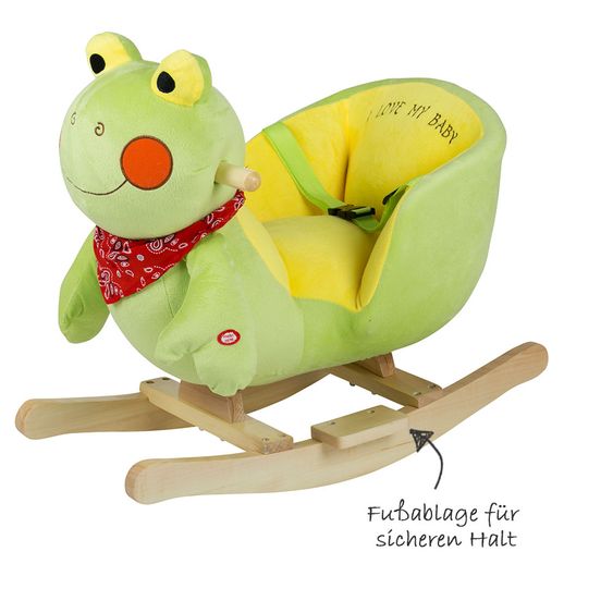 Babygo Sound-Schaukeltier Frosch - Grün