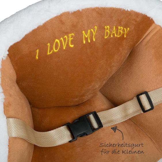 Babygo Sound-Schaukeltier Kuh - Weiß