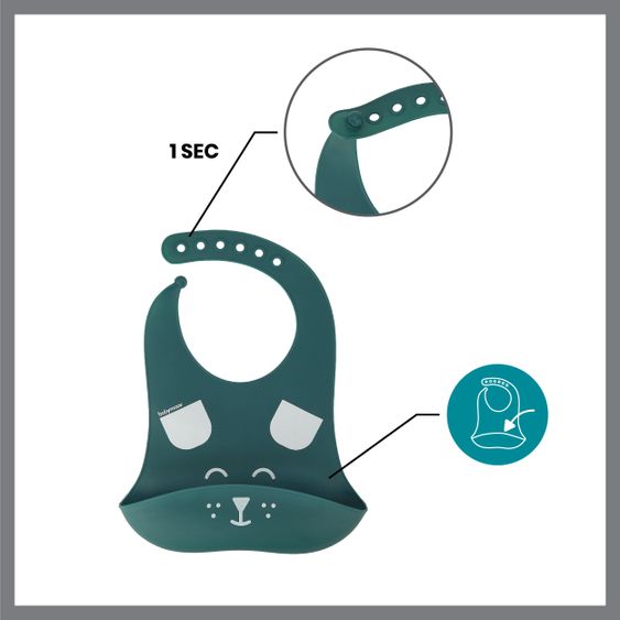 Babymoov 3-piece silicone harness set First'ISY - Dog