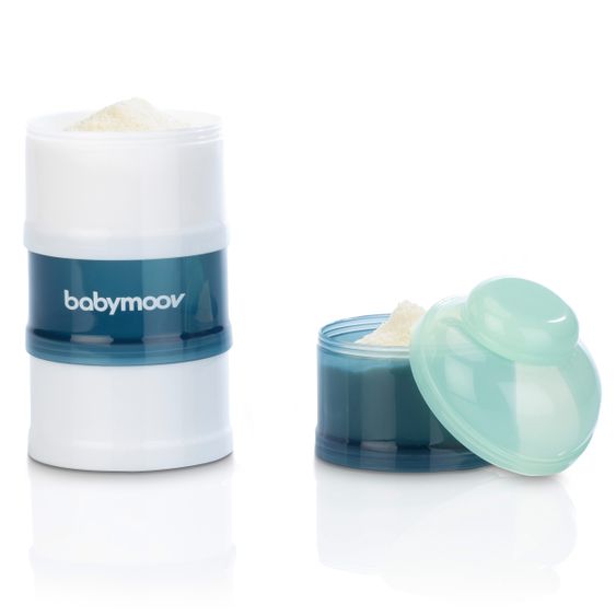 Babymoov Babyflaschenzubereiter Milky Now + Gratis Milchpulverportionierer - Arctic Blue