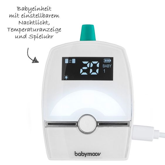 Babymoov Babyphone Premium Care - Digital Green