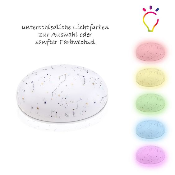 Babymoov Einschlafhilfe Sleepy - mit Nachtlicht und beruhigenden Geräuschen