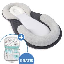 Supporto ergonomico per neonati Cosydream + set di cura Splash da 11 pezzi in omaggio