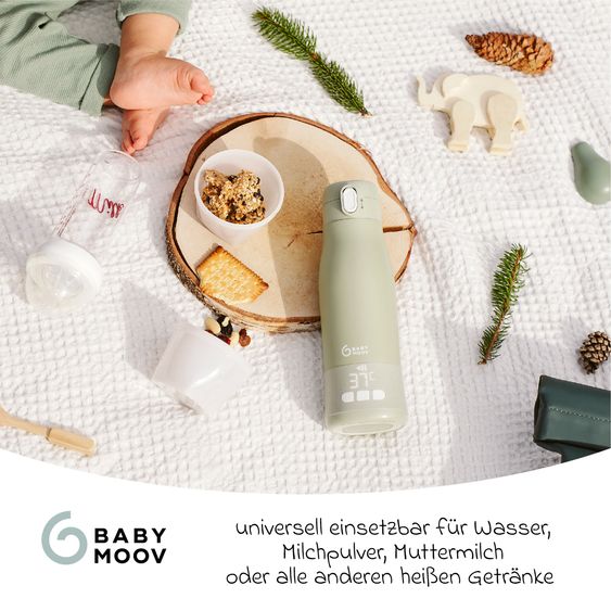 Babymoov Bottle warmer for on the go Moov & Feed - Sage Green