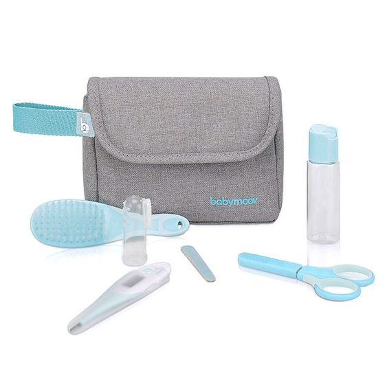 Babymoov Kompakte Baby-Kulturtasche mit Pflegeutensilien - Smokey