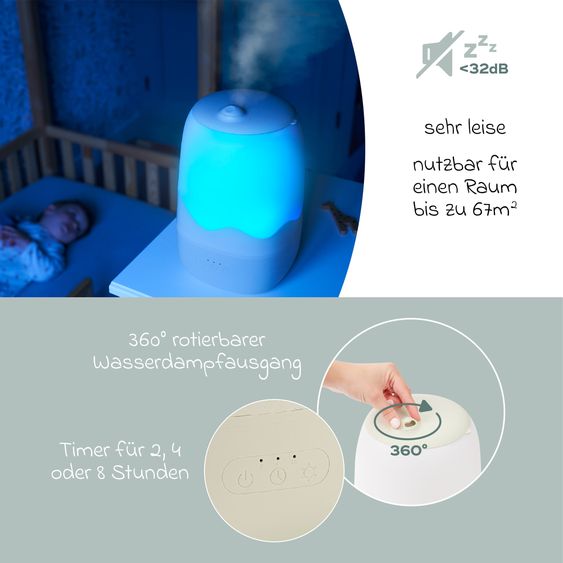 Babymoov Wave humidifier - Mineral Beige