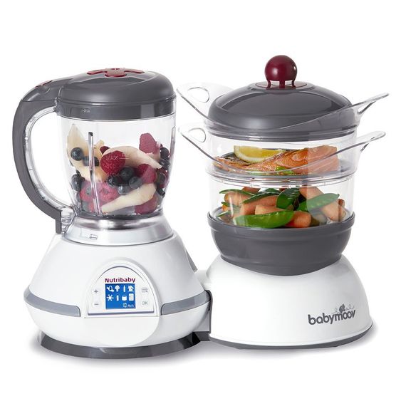 Babymoov Multifunktionsgerät 5 in 1 Nutribaby - Cherry