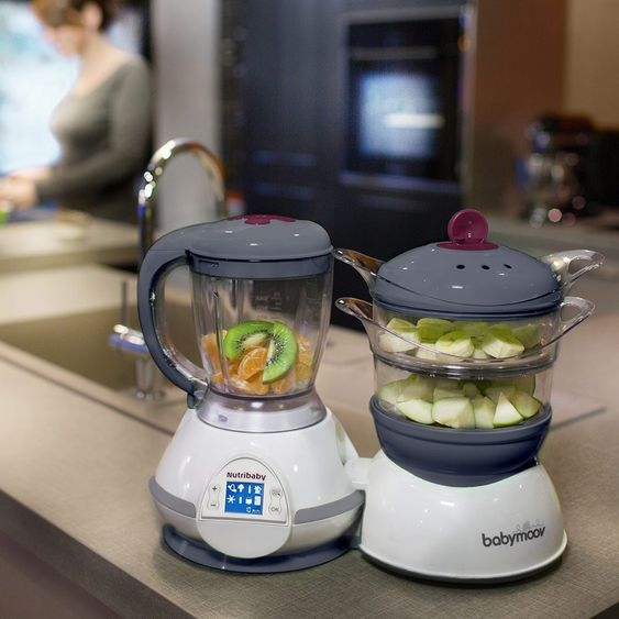 Babymoov Multifunktionsgerät 5 in 1 Nutribaby - Cherry