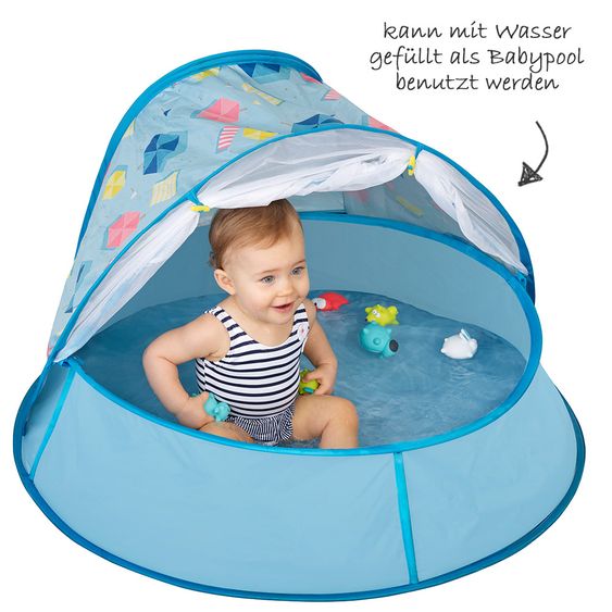 Babymoov Tenda da gioco e piscina per bambini 3 in 1 Aquani - Blu