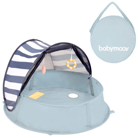 Babymoov Play tent & travel cot & paddling pool 3in1 Aquani - Marinière