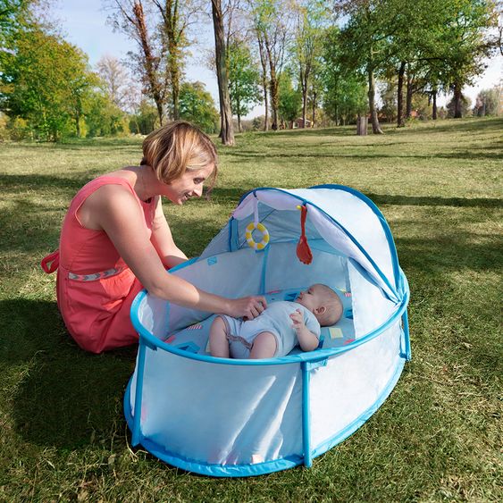 Babymoov Spielzelt & Reisebett 2 in 1 Babyni - Blau