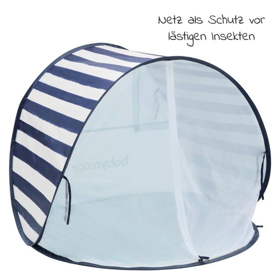 Babymoov Tenda da gioco conchiglia da spiaggia con protezione UV 50+ - Marinière