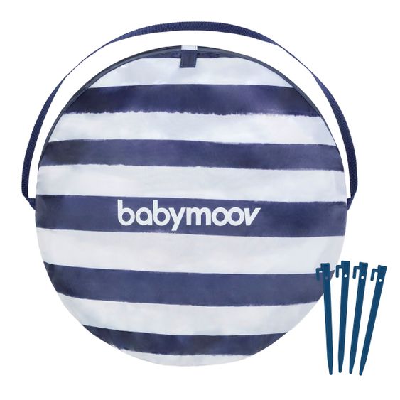 Babymoov Tenda da gioco conchiglia da spiaggia con protezione UV 50+ - Marinière