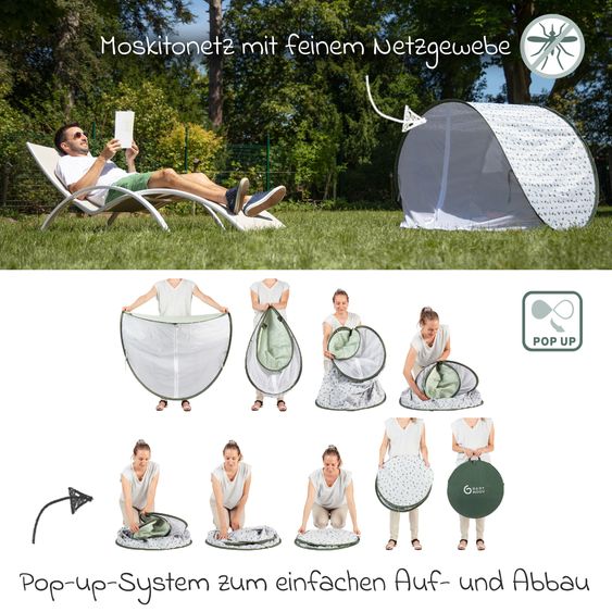 Babymoov Play tent beach shell with UV protection 50+ - Provence