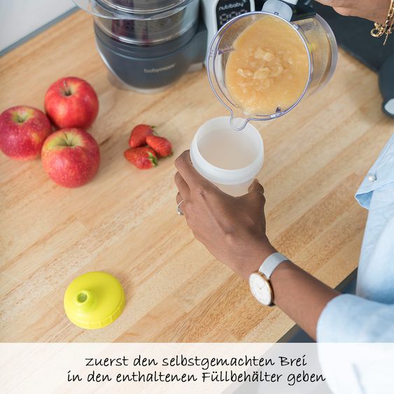 Babymoov Starter-Set Quetschbeutel Foodii - zum Füttern von Babybrei