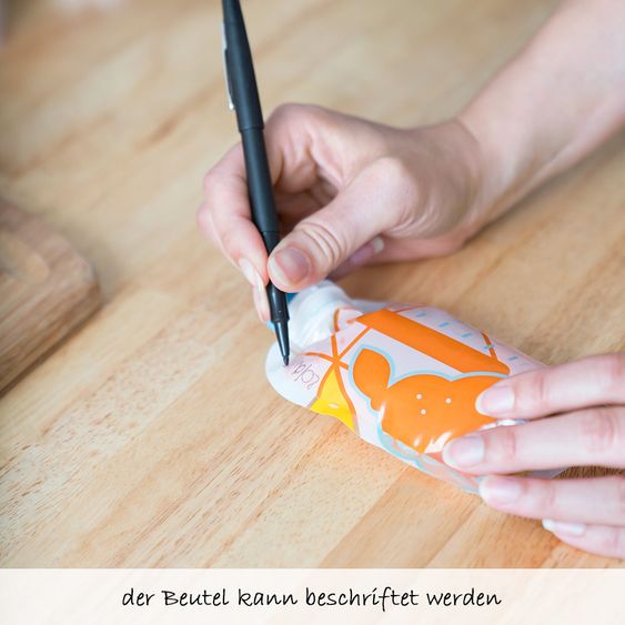 Babymoov Starter-Set Quetschbeutel Foodii - zum Füttern von Babybrei