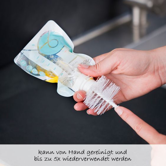 Babymoov Starter-Set Quetschbeutel Foodii - zum Füttern von Babybrei
